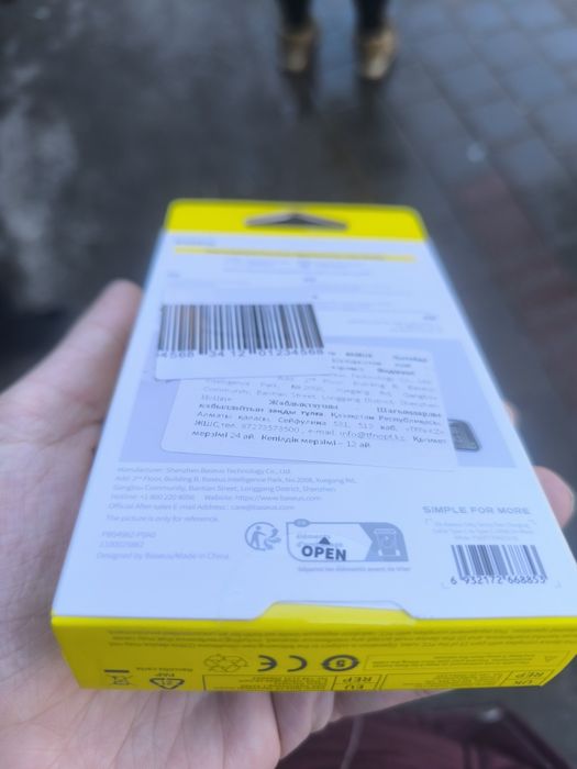 Baseus кабель шнур usb c на usb c 100w