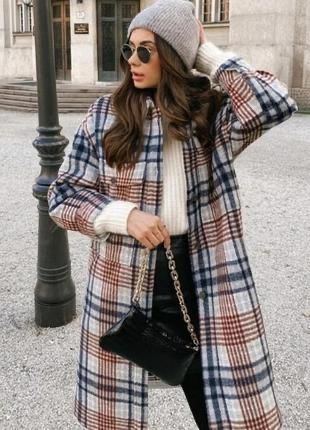 ZARA/ пальто- рубашка