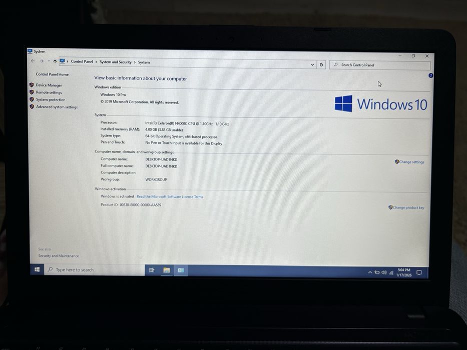 Vand Laptop Asus vivobook