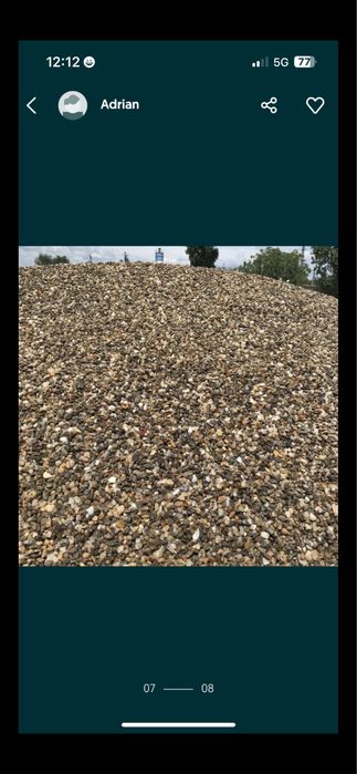 Nisip  Pamant Negru vegetal Balastru Pietris Chisai