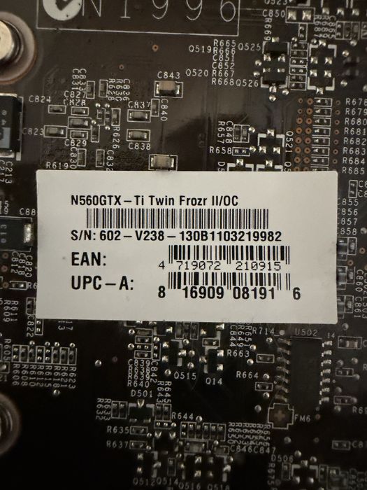 „Placă video MSI N560GTX-Ti Twin Frozr II/OC – funcțională, SH”