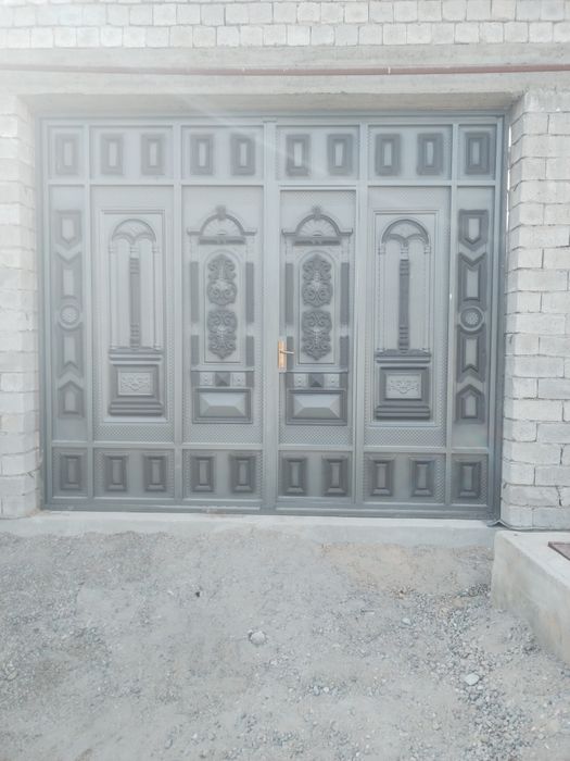 Darvoza yasayman kafolati bilan reshotka xam