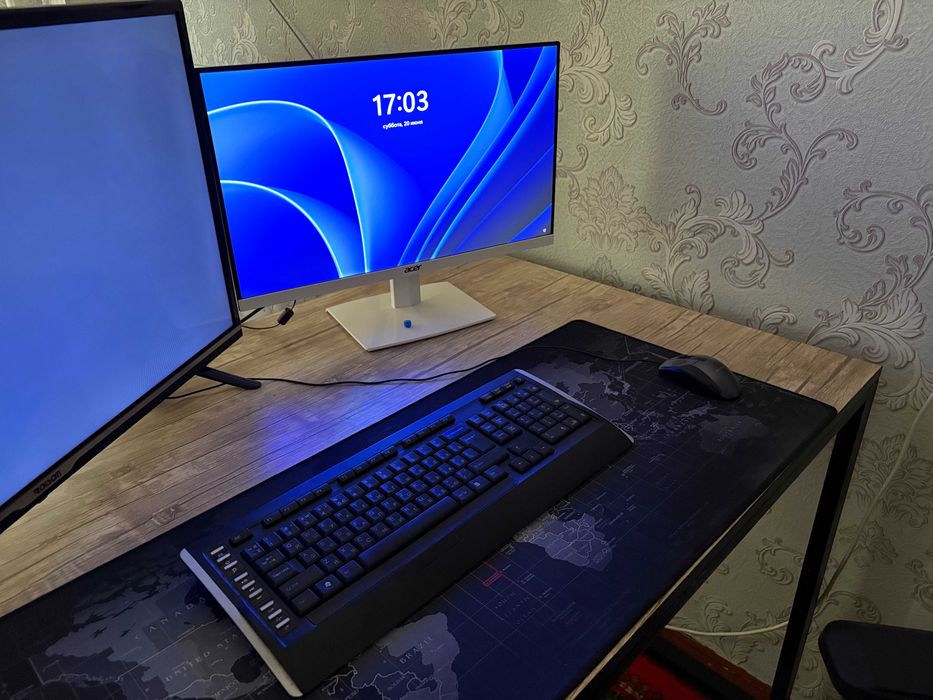 Gaming Kompyuter i7 + GTX 1650 + 24" Acer monitor
