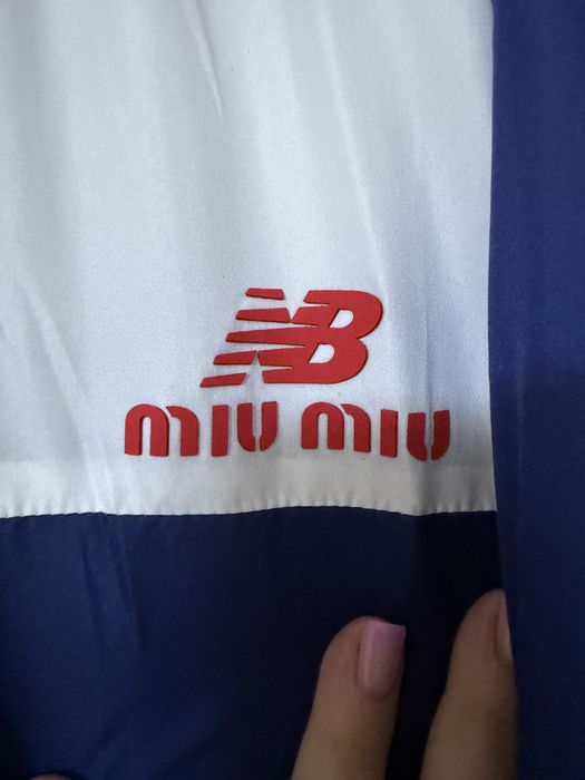 Горнище с качулка Miu Miu New Balance