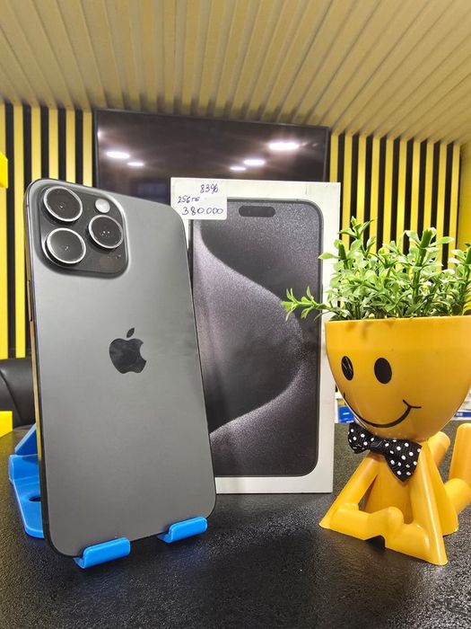 Iphone 15pro max,256гб,83%,Kaspi0-0-24
