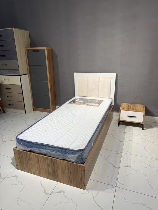 Detiski mebel shkaf kravad va tumba matrasi ichida