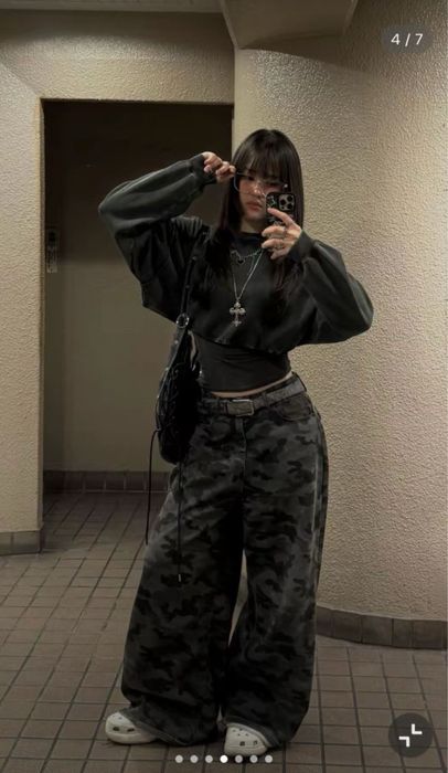 Американские джинсы street style skater streetwear