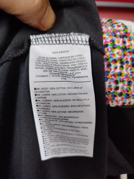 Оригинална тениска Converse XL нова мъжка