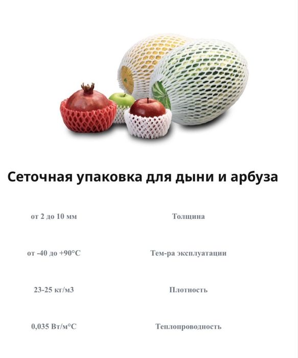 Mevalar uchun setka Упаковочная сетька