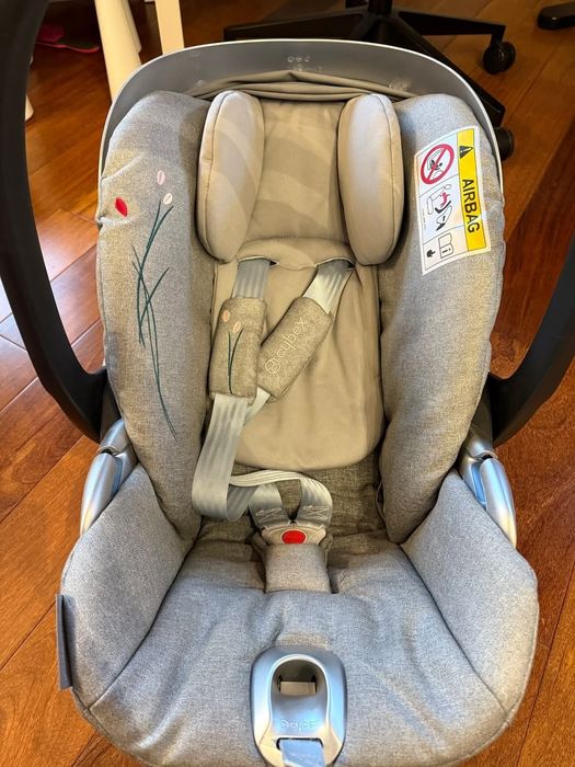 Cybex Cloud z i-size Koi с дъждожбран, подложка за новородено