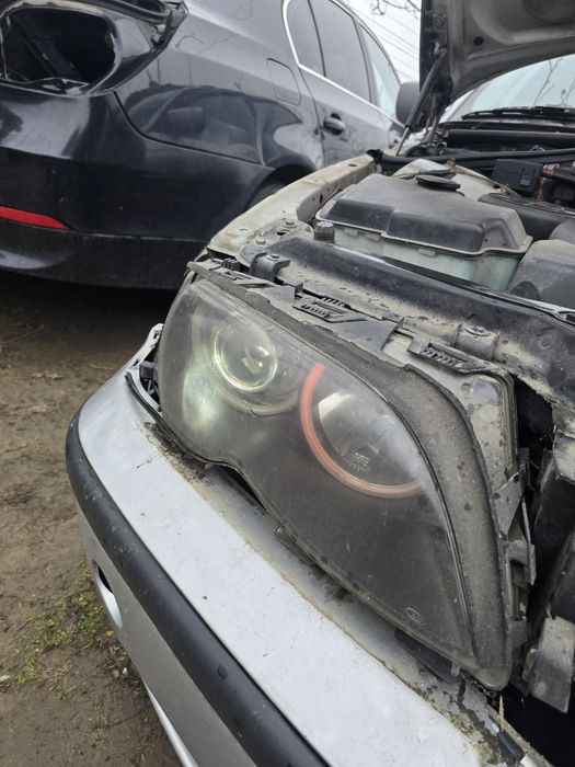 Faruri cu lupe si angel eyes bmw e46 facelift