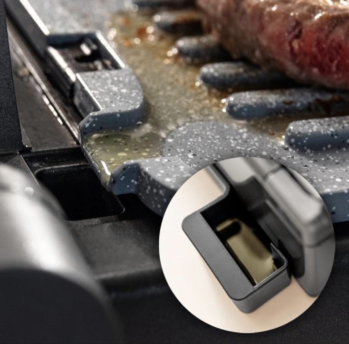 Cecotec Електрическа скара с подвижни плочи. 2400 W - бездимна