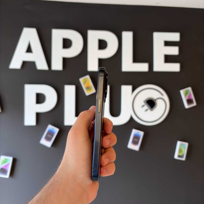 iPhone 15 Pro 128Gb Blue Titanium 100% Baterie + 24 Luni Garanție / Apple Plug