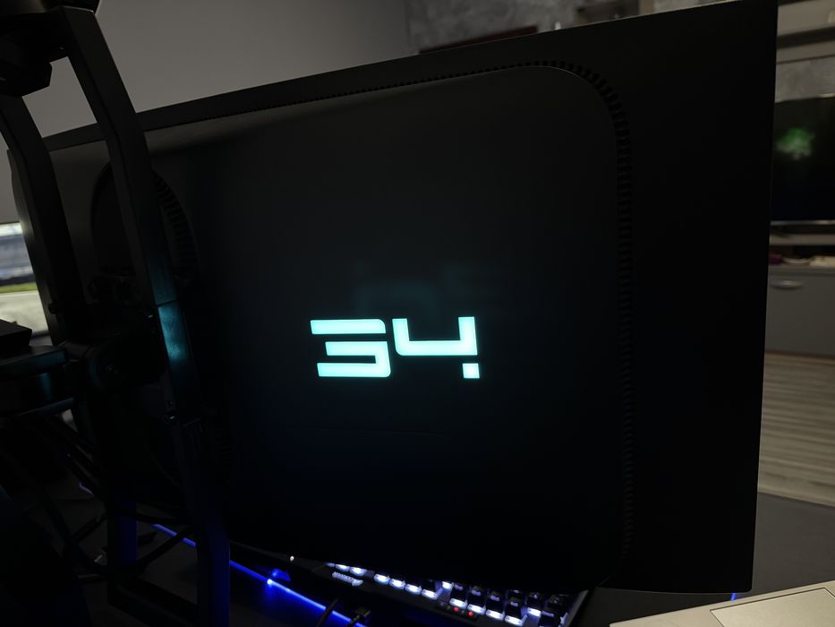 Гейминг монитор Dell Alienware - AW3423DWF, 34'', 165Hz, 0.1ms