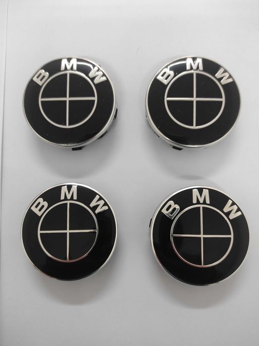 Капачки за Джанти за BMW 56, 60 и 68 мм. Цвят: Синьо/Бяло и Черно/Бяло