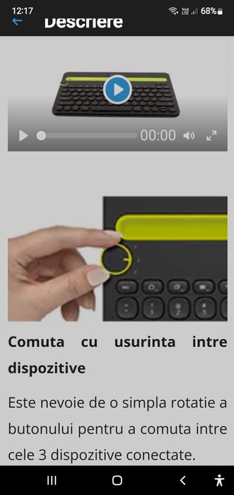 Tastatura Mac Win Android Tv Smart