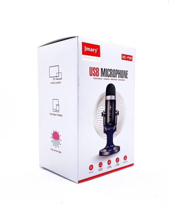 USB-микрофон JMARY MC PW / Доставка 24/7