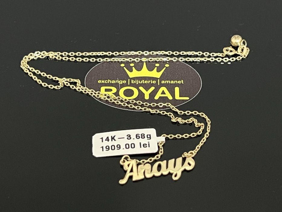Bijuteria Royal CB : Lant aur Anays 14K 585 3,68 grame