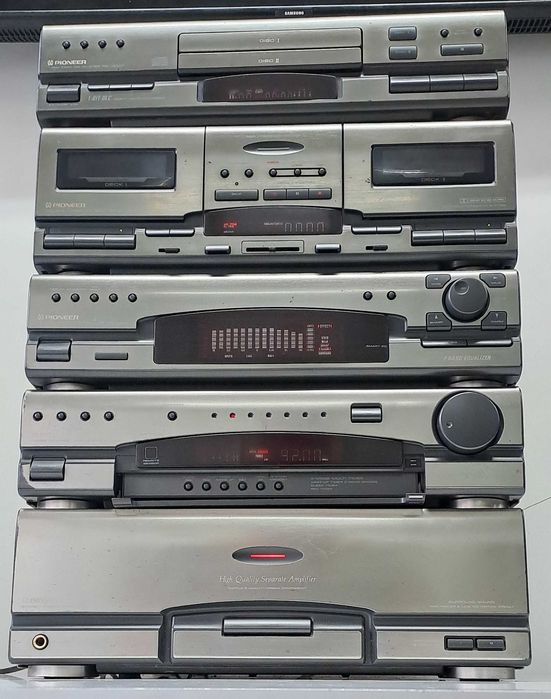 Linie Audio Pioneer Premium – Amplificator CD Deck EQ Putere tuner 5 Componente (J500/J400/J300)