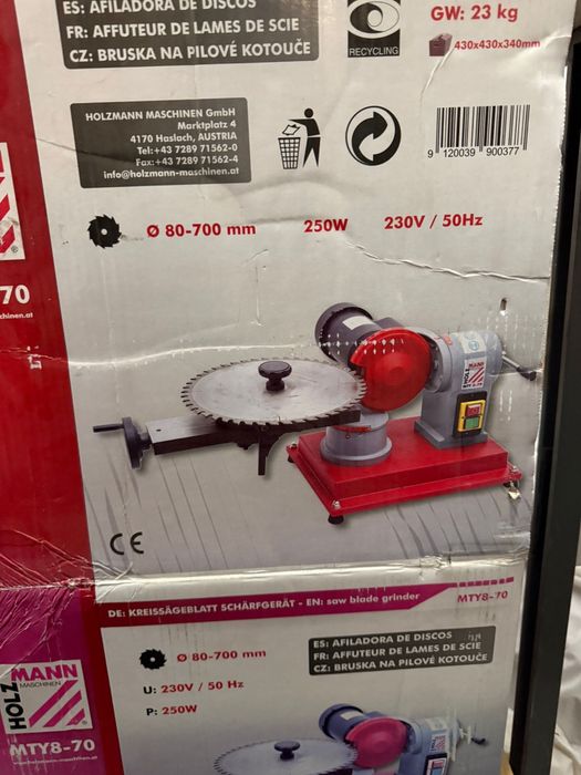 Masina Pentru Ascutit Panze De Circular Holzmann MTY 8-70