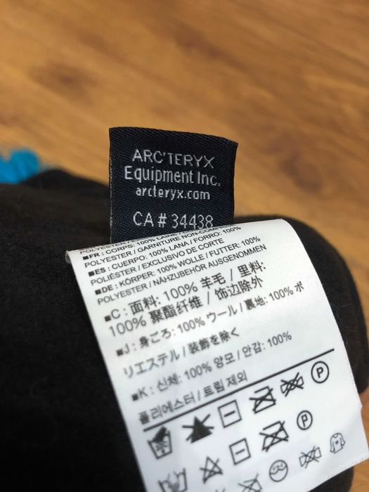 Arcteryx wool beanie hat one size