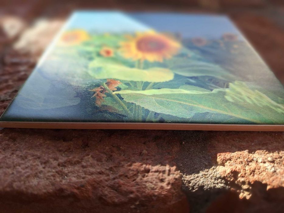 Оригинален подарък -директен UV печат на снимка върху керамична плочка