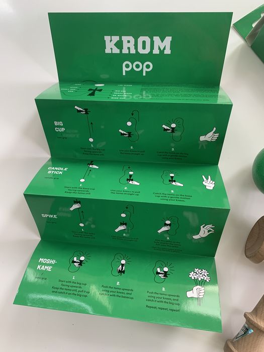Kendama Krom Pop folosită foarte puțin