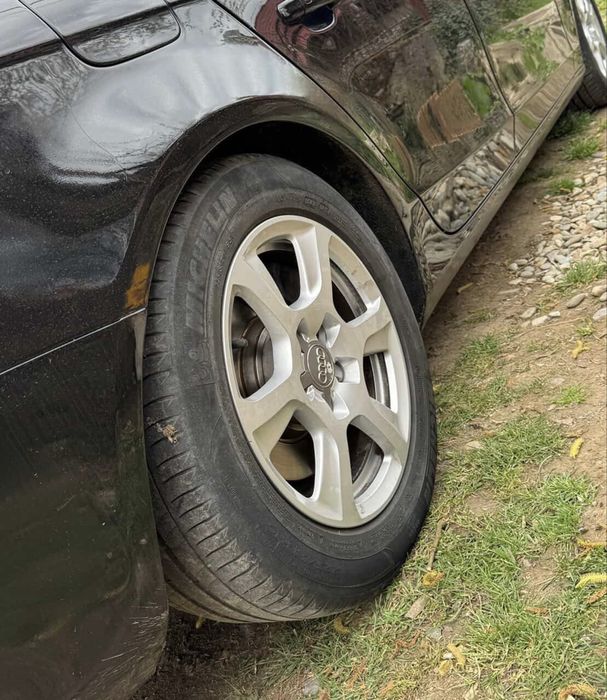 Vând jante Audi 5x112 225/55R16 sau  schimb cu R18 plus diferența din partea mea
