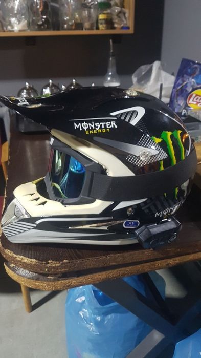 Мотошлем Эндуро & Bluetooth гарнитура