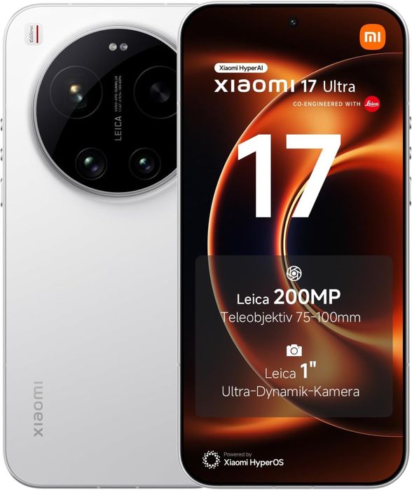 Xiaomi 17 Ultra 5G Dual Sim 16GB RAM 512GB - Black, White, Green Нов! 2г Гаранция!