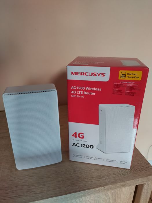 Router Mercusys MB130-4G LTE, SIM, nou