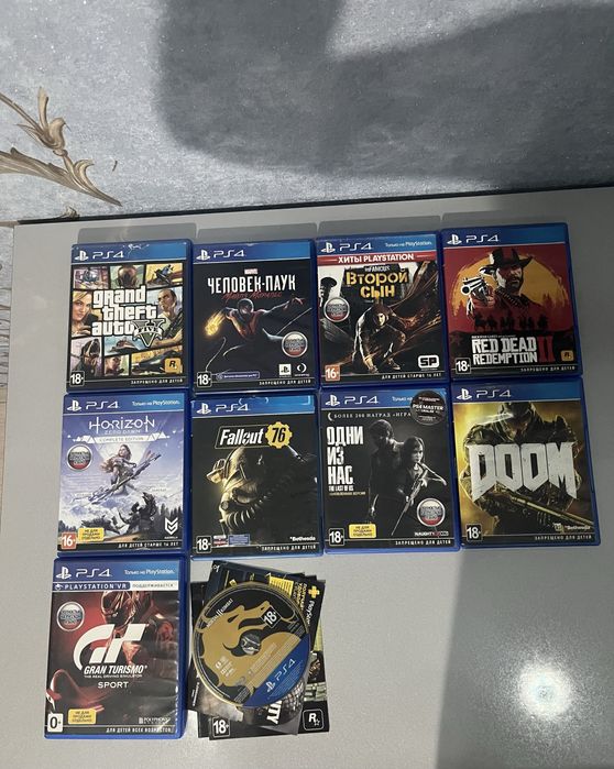 диски на playstation4