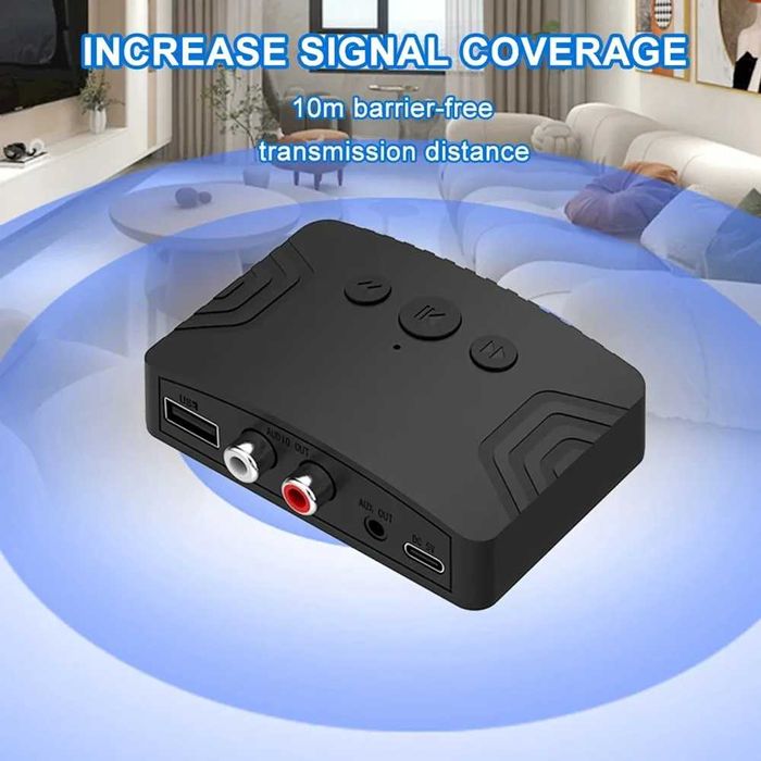 Безжичен приемник и предавател R20 с Bluetooth 5.3, за автомобили