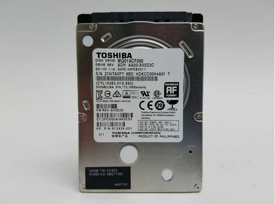 HDD disklar: 250GB, 320GB, 500GB, – Sifatli  va Optom narxda
