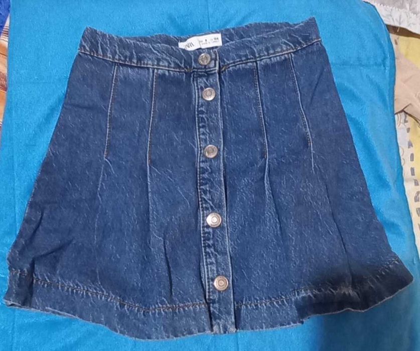 Детска дънкова пола Zara