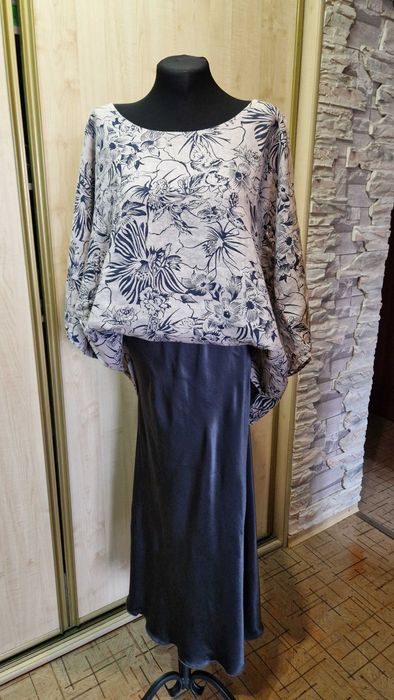 Новая льняная блуза/туника Италия