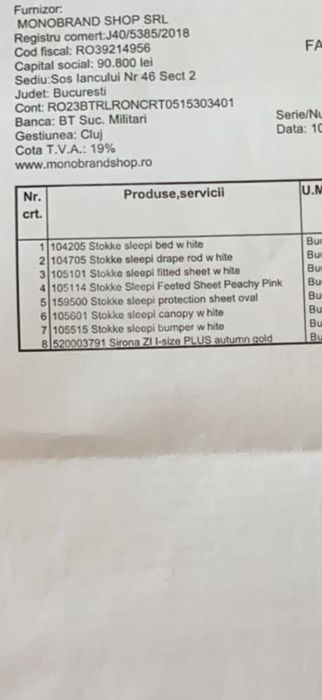 Patut stokke sleppi white cu baldachin, saltea , protectie si cearceaf