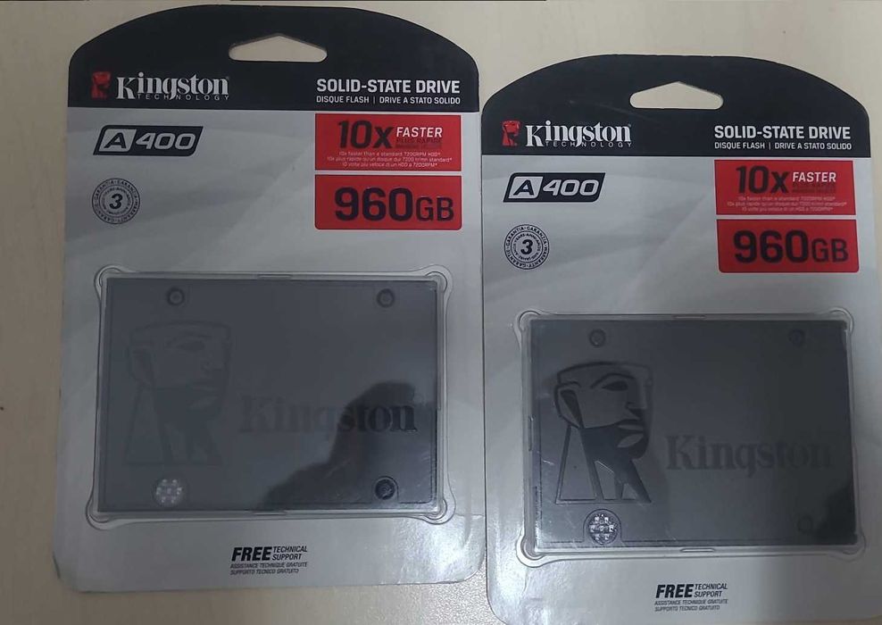 SSD WD Blue 3D NAND  de 1TB SATA-III / Kingston A400 de 960GB