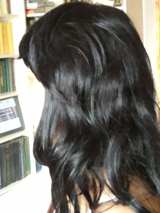 Новый парик из натуральных волос