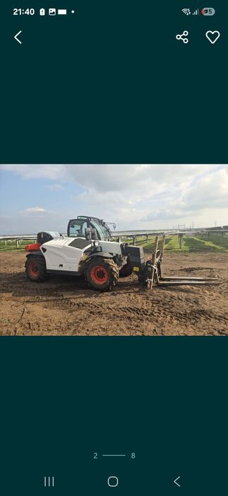 Miniîncarcator frontal, bobcat- inchiriere