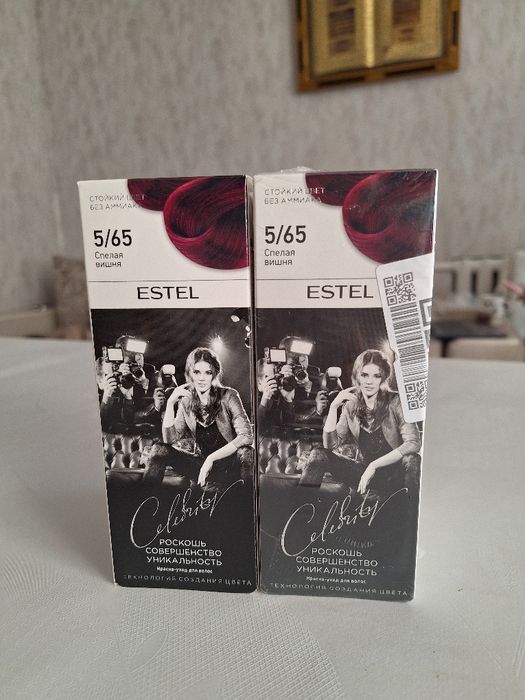 Краска спелая вишня, estel