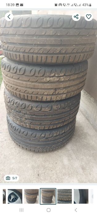 CAUCIUCURI NOI 225 / 40 / 18 VARĂ * Neutilizate *Set Complet * 999 ron