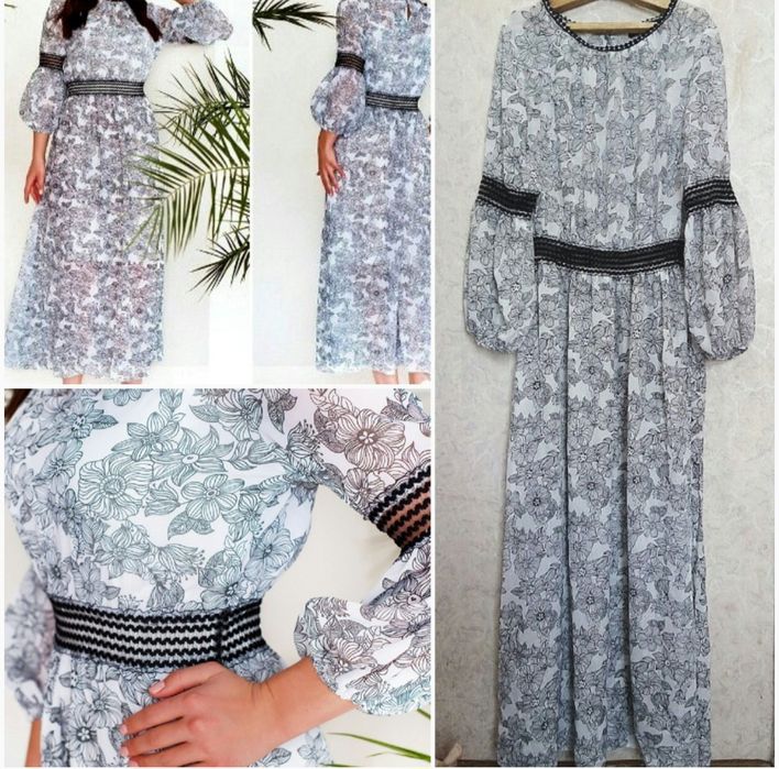 Платье шифон,костюм бардо