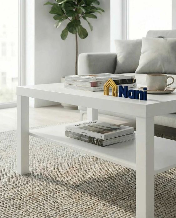 Журнальный стол + ТВ-тумба. Гармония в скандинавском стиле.