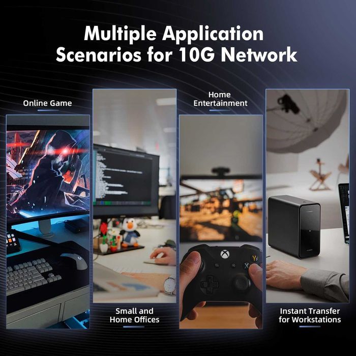 Switch ethernet gigabit gestionat 6 port 10Gbps,4x10G RJ-45,2x10G SFP+