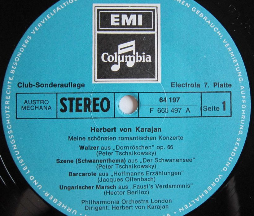 rar Meine Schonsten Romantischen Konzerte Karajan 7 impecabile