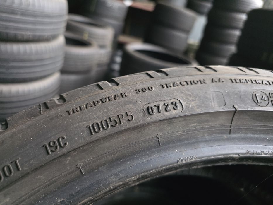 1бр Лятна гума 225 40 19 - Bridgestone- DOT 2023