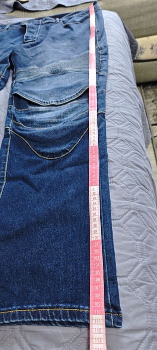 Blugi moto albastri 3XL