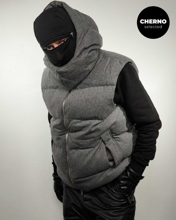 Мъжки пухен елек с качулка MANGO Hooded Puffer Vest – XXL