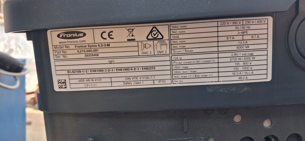 PV инвертор Fronius  Symo